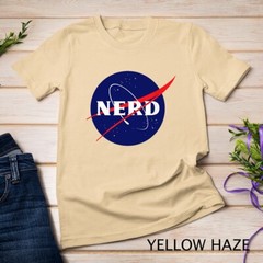 Funny NASA Nerd Logo Parody Science Astronomy Astronaut Unisex T-shirt