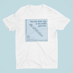 Custom T-Shirt SCREEN PRINTED One Colour Ink on Gildan-Choice of Ink Colours