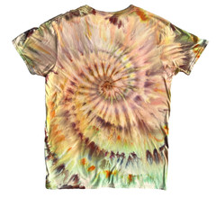 NEW Spiral Ice Tie Dye T-Shirt, Unisex L SS, Pastels