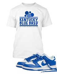 Sneaker Tee Kentucky Blue Bred Street Wear Tee Shirt Graphic Big & Tall Tee