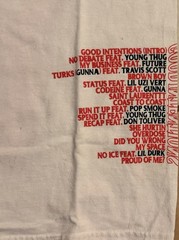 VLONE x Nav Bad Habits Good Intentions Hip Hop Rap Tour T-Shirt Mens Small