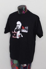 VTG The Godfather Baciamo Le Mani Kiss the Hand Italian T-Shirt XL Marlon Brando