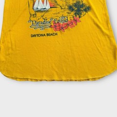 VTG 70’s/80’s Daytona Beach Florida Single Stitch Ringer Tee One size
