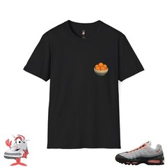 Matching Tee Nike Air Max 95 Bright Mandarin OG Big Bubble Sneaker Orange Shirt