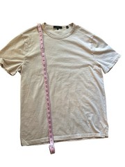 Vince Men’s Cotton T-Shirt Medium Warm Nude Made in USA