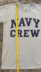 VTG 80s 90s US Navy Naval Academy Crew Rowing Team T Shirt SZ M Single Stitch