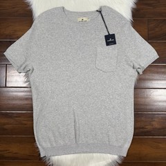 The Normal Brand Men’s Size XL Stone Waffle Knit Sweater Tee Shirt Short Sleeve