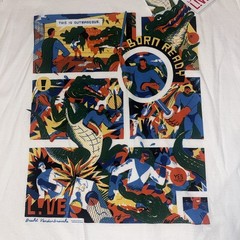 Lacoste LIVE Tshirt NWT Super Hero Series x Brecht V. Size 6 Large MSRP $70