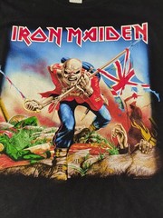 Iron Maiden The Trooper Black T-Shirt 2010 Vintage Rock Band Merch Size M
