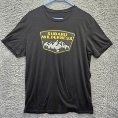 SUBARU Wilderness T Shirt Men Large Official Merch Black Soft Comfy