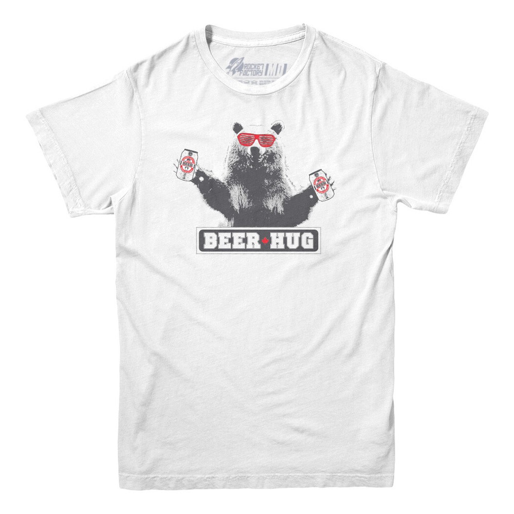 BEER HUGS Funny Beer T-shirt Sizes S-XXL