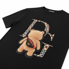 Rare NWT David & Gerenzo T-shirt 3D Puffed Teddy Bear Applique, XL, 100% Cotton