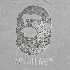 Hudson Outerwear T-Shirt MENS 2X Black Ape Kill Ape Head Graphic Streetwear