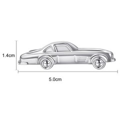 Unique Car Tie Clip For Men Stainless Steel Car Tie Clips Novelty Oldies Cars…