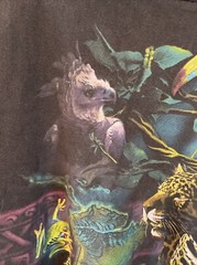 Amazonia Wild Thing Faded Shirt XL USA Nature Animal Grunge Funny Zoo 90s Y2K