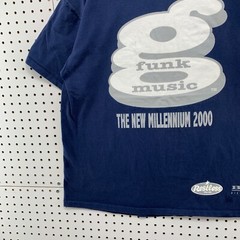 Vintage Funk Warren G Rap Shirt Mens L Blue Single Stitch Reel Tight 23.5×29