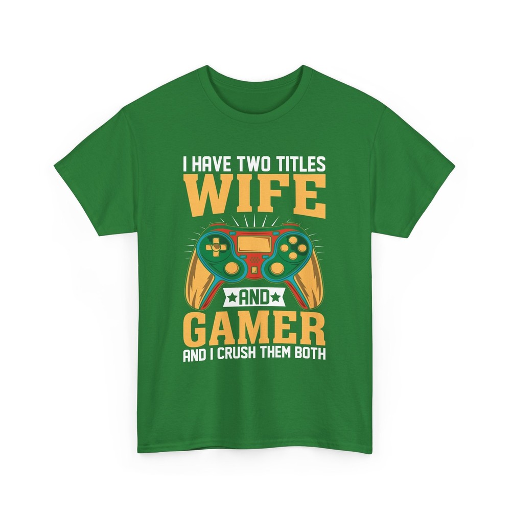 Wife gamer T-Shirt | 80s Gamer Tee | Classic Game Lover Shirt