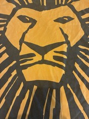 Vintage Disney The Lion King Broadway Musical Simba Tee Men’s XL DAMAGED *******