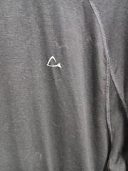 Paradox Base Layer Top Mens Large Black Wool Blend Dry Release Long Sleeve