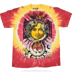 Lunar Phase Tie-Dye T-Shirt Liquid Blue