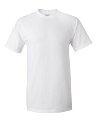 6 PACK Gildan G2000 Men’s Ultra Cotton Sleeves Tee Plain T-Shirt Black / White