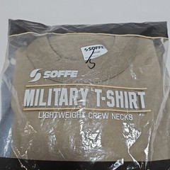 SOFFE Military T-Shirt Lightweight Crew Necks 3 pack Tan (M280-3) Size Small