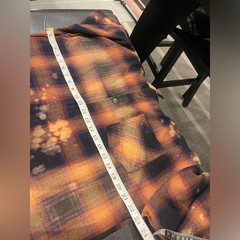 Valabasas v bleached men flannel shirt Sz L