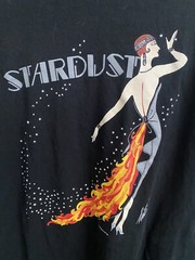 Vintage 80s Stardust Art Deco Sevenarts Limited Single Stitch Rare USA Made XL