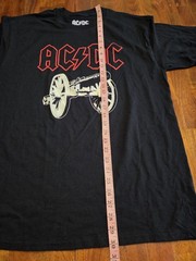 NWOT AC/DC Long Sleeve 1981 Tour Reprint Shirt For Those About To Rock Sz Large