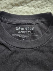 Tokyo Ghoul Shirt Mens M Kaneki Split Face Shirt Adult Black Purple