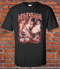 Vintage Style T Bootleg T- Shirt Money Bag Graphic Tee