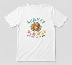 Summer Remembering My Why Holiday Season Unisex White T-shirt