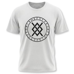 Odin’s Spear Gungnir Norse T-Shirt | Viking Symbol With Rune Circle Tee