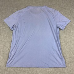 Polo Ralph Lauren Shirt Mens L Blue Tagless Crewneck Slim Fit Logo Jersey Tee