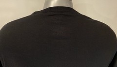 True Religion XL Short Sleeve T-Shirt Tee Black with Metallic Gold Logo Men
