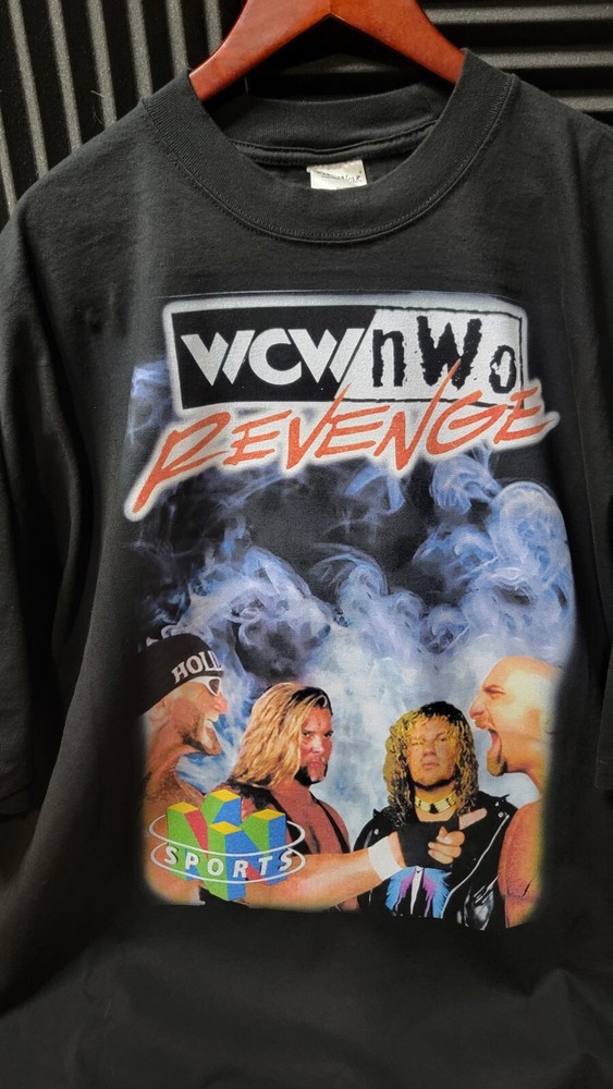WCW REVENGE ON A SHAKA HEAVYWEIGHT GARMET DYED T SHIRT “MODERN”