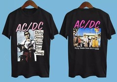 ACDC – Dirty Deeds Done Dirt Cheap Short Sleeve Black All size T-Shirt