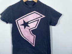 Famous Stars & Straps T-Shirt Adult Small Black Pink Logo Y2K