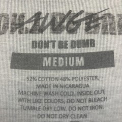 ASAP Rocky x AWGE American Sabotage BV Dont Be Dumb Tank M