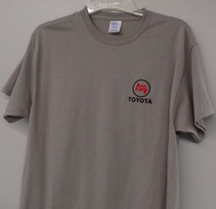 Toyota 1970’s Retro Logo Embroidered Adult T-Shirt S-6XL, LT-4XLT New