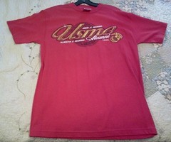 New Red T-Shirt MILITARY USA USMC US Marines alumni Red M the FEW the PROUD