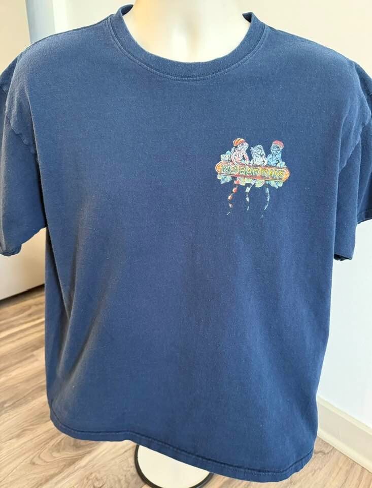 YAZBEK NO BAD DAYS XL T SHIRT BLUE
