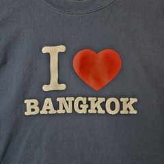 Vintage I Heart Bangkok T-Shirt Love Thailand Large 90s Vtg
