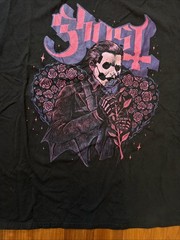 Port & Company Ghost Bouquet IV Classic T-Shirt XL Black Purple Pink Graphic