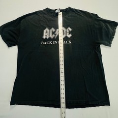 Aces & Eights AC/DC Back In Black Graphic T-Shirt Mens XL Black Rock Band Tee