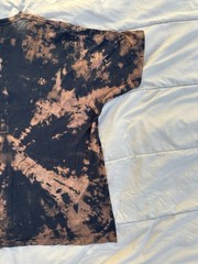 Led Zeppelin 1977 USA Tour Tie Dye Band Tee Shirt Mens 2XL Black Rock