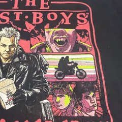 The Lost Boys Comic Book Art Goth Men’s Black T-Shirt Crew Neck Size XL