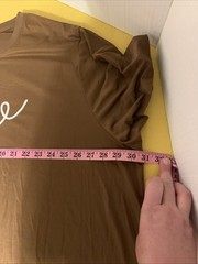 Unbranded Brown Short Sleeve Graphic T, Size 7XL
