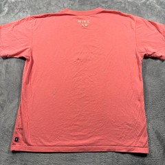 Nike SB T-Shirt Mens Medium Coral Pink Loose Fit Flying Angel Cherub Graphic