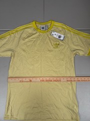 ADIDAS 3-Stripes California Tee Originals Powder Yellow JN7021 Pick Size NWT